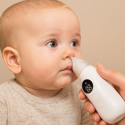 Mouche bébé électrique | Aspiration Douce - Joyeux Bébé